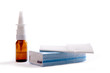 nose spray with tissue