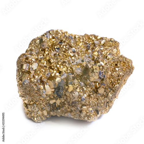 Photo: Nugget on fool's gold Nugget on fool's gold