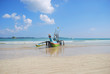 Photo: Fishing boat in blue lagoon Fishing boat in blue lagoon