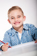 boy with a sketch-pad