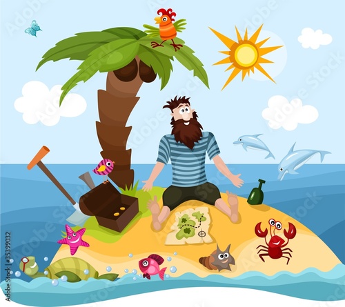 Vector: island island