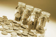 Photo: Coins in Bottles Coins in Bottles