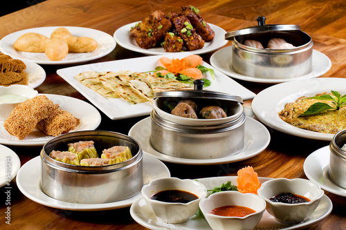 Photo: Dim Sum at a Chinese Restaurant Dim Sum at a Chinese Restaurant