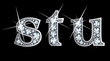 Diamond s, t, u in Lower Case