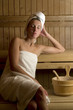 Mujer en el SPA