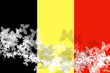 Bandiera della Germania con farfalle