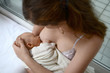 Foto: Baby an der Brust Baby an der Brust