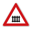 Verkehrszeichen Schranke