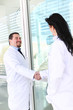 Doctor Handshake at Hospital