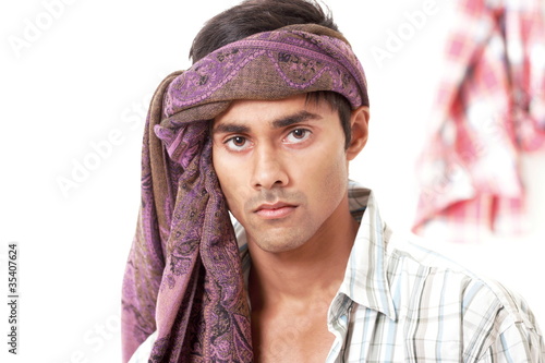 Photo: Handsome villager from north indian subcontinent Handsome villager from north indian subcontinent