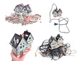 Cheap electrified house