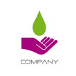 Logo water and friendship # Vector