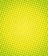 Green and yellow fresh halftone background