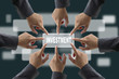 diverse business investment team