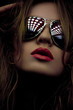 fashionable woman in shades fashionable woman in shades