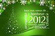 Carte de voeux bonne année 2012 Carte de voeux bonne année 2012