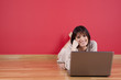 Photo: Online surfing at home Online surfing at home