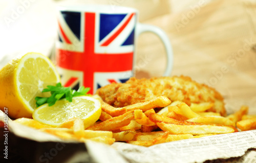 Photo: Fish and chips Fish and chips