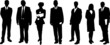 Menschliche Silhouetten