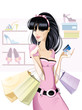 Woman shopping Woman shopping