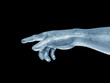Hand Gottes aus Eis