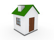 Illustration: 3d home house green 3d home house green