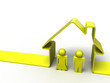 house and couple