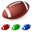 Vector: Realistic American football Realistic American football