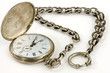 Foto: Taschenuhr aus Silber mit Kette Taschenuhr aus Silber mit Kette