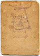 Aged photo card