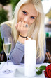 Beautiful woman on a date with you