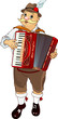 Oktoberfest Accordion Player
