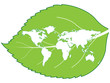 Green world map