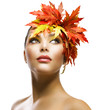Autumn Woman Fashion Makeup