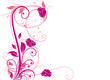 arabesques roses