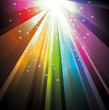 Rainbow Light with delicate Stars