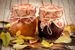 Vasetti di marmellata fatta in casa