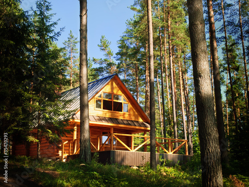 Photo: log House in the forest log House in the forest