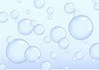 viele blaue seifenblasen