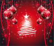 Various Christmas Balls Background with Snowflakes and stars Various Christmas Balls Background with Snowflakes and stars