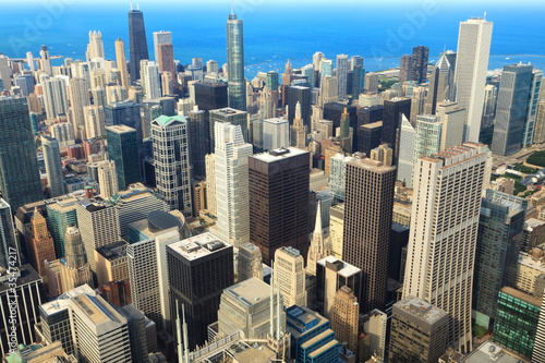 Photo: Aerial View of Downtown Chicago Aerial View of Downtown Chicago