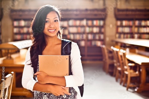 Photo: Asian college student Asian college student