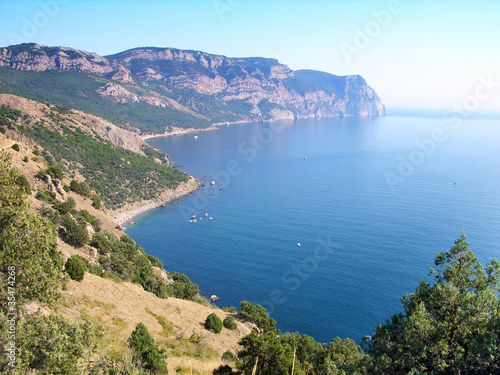 Photo: Beaches of Balaklava town, Crimea, Ukraine Beaches of Balaklava town, Crimea, Ukraine