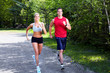 Jogging Couple.
