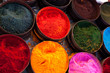 Fabric dyes in Peru