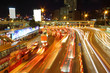 Traffic jam in Hong Kong outside the tunnel Traffic jam in Hong Kong outside the tunnel