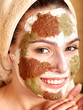 Natural homemade clay  facial masks .
