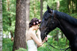 Woman and horse