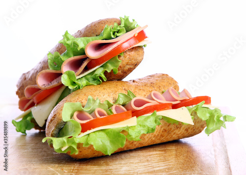 Photo: Fresh and tasty sandwich Fresh and tasty sandwich