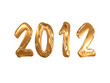 2012 doré, fond blanc 2012 doré, fond blanc
